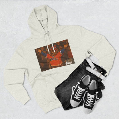 Oliver Outside Knicks Fan Hoodie – Courtside Energy Bear Style