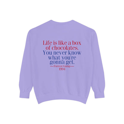 Oliver Outside Forrest Gump Parody Crewneck – Life is Bear-tiful