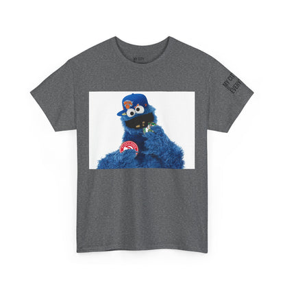 My City is Everything! NYC Cookie Monster Knicks Graphic T-Shirt – Streetwear Tee