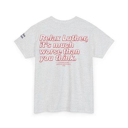 Oliver Outside Mission Impossible Parody Tee – Stealth Mode Bear