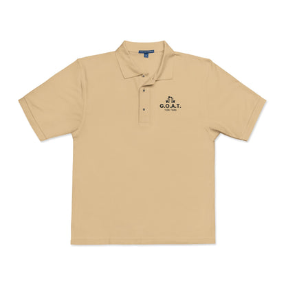 G.O.A.T. Talk Tees Embroidered Logo Polo – Clean & Classic Fit