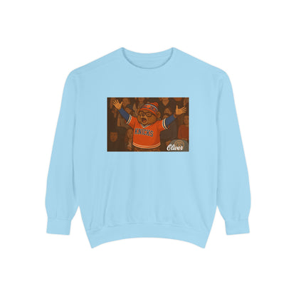 Oliver Outside Knicks Fan Crewneck – NYC Spirit in Every Stitch