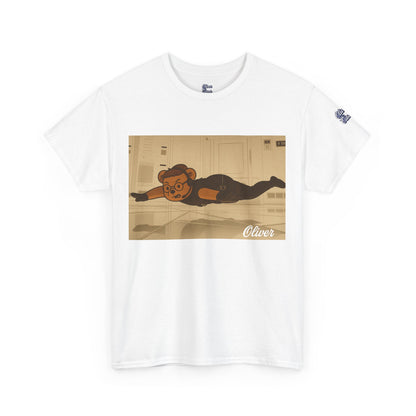 Oliver Outside Mission Impossible Parody Tee – Stealth Mode Bear