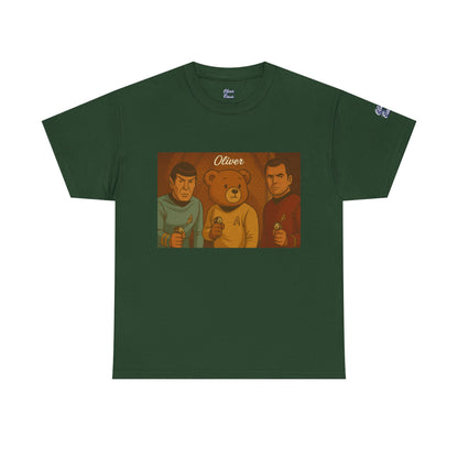 Oliver Outside Star Trek Parody Tee – Boldly Bear Where No One Has