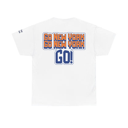 Oliver Outside Knicks Fan Tee – Courtside Energy Bear Style
