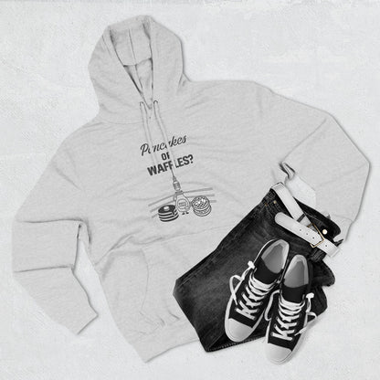 🥞/🧇Pancakes or Waffles? Hoodie – Funny Breakfast Debate Hoodie by G.O.A.T. Talk Tees