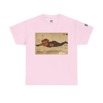 Oliver Outside Mission Impossible Parody Tee – Stealth Mode Bear