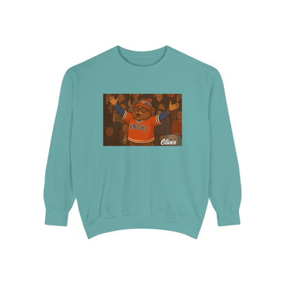 Oliver Outside Knicks Fan Crewneck – NYC Spirit in Every Stitch
