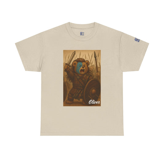 Oliver Outside Braveheart Parody Tee – Freedom Roar Bear
