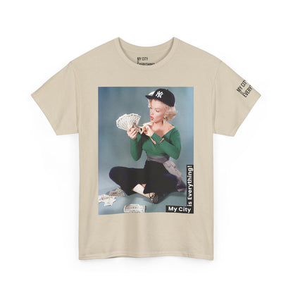 Marilyn x Money x Yankees Tee – Vintage Icon Remix | My City Is Everything!