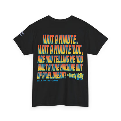 Oliver Outside Back to the Future Parody Tee – Retro Bear Style