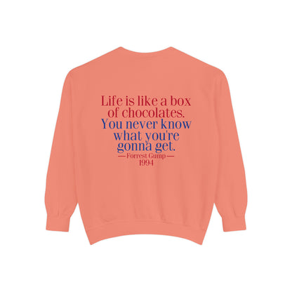 Oliver Outside Forrest Gump Parody Crewneck – Life is Bear-tiful