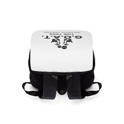 G.O.A.T. Talk Tees Debate Backpack – Bold Sports Culture Bag