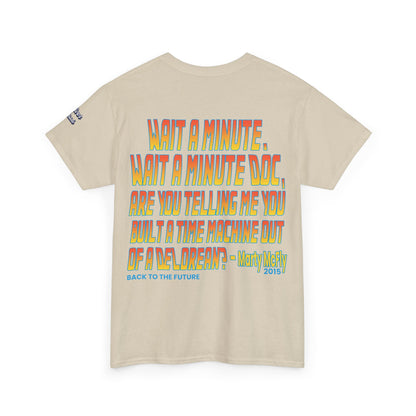 Oliver Outside Back to the Future Parody Tee – Retro Bear Style