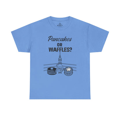 🥞/🧇Pancakes vs. Waffles Tee – Breakfast Debate Shirt