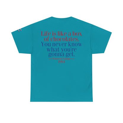 Oliver Outside Forrest Gump Parody Tee – Bench Time Classic