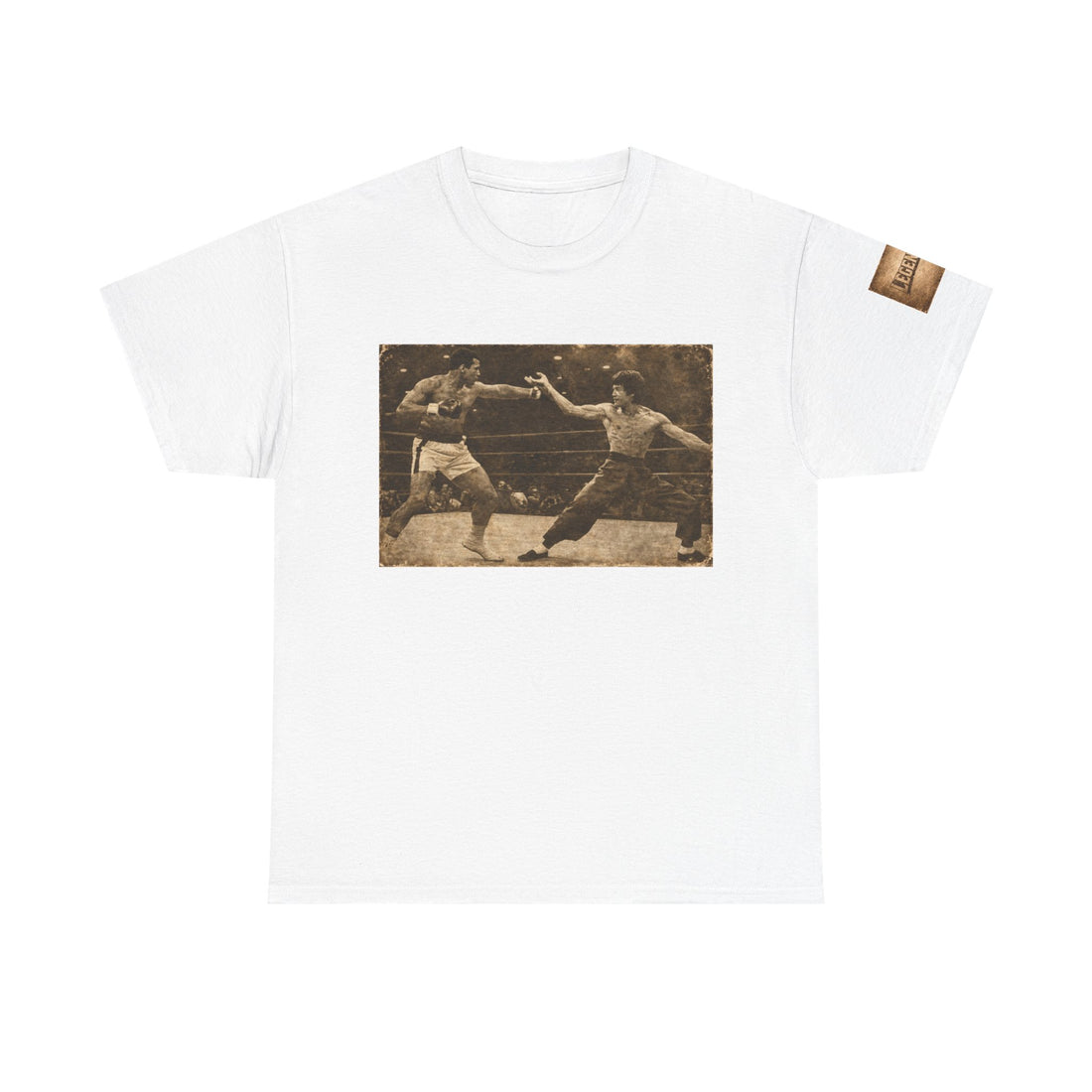 Legends Face Off Vintage Tee – Iconic Fighters Graphic Shirt