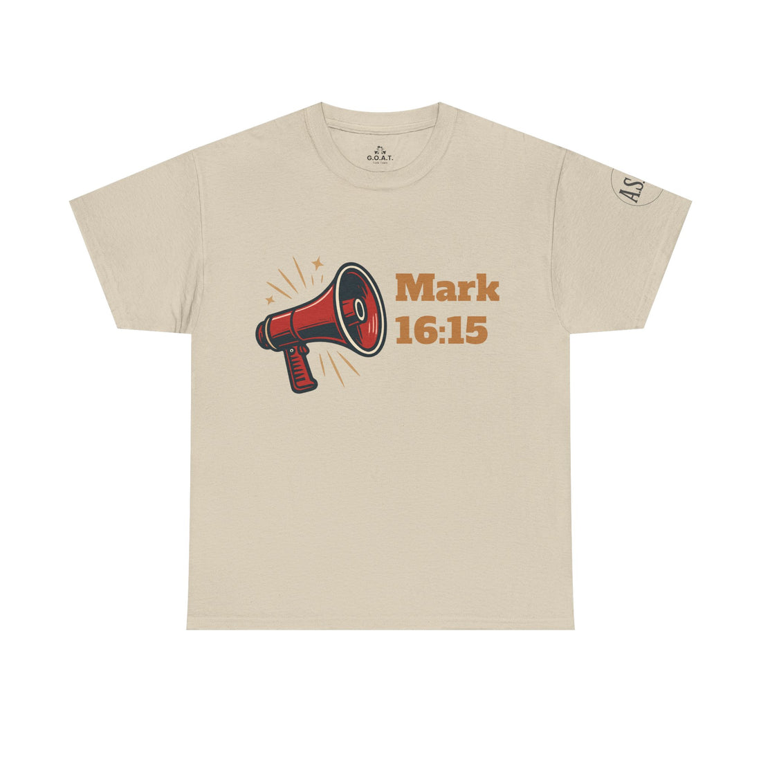 📖 Mark 16:15 Christian Tee – Spread the Gospel Tee | G.O.A.T. Talk Tees ASGB Series