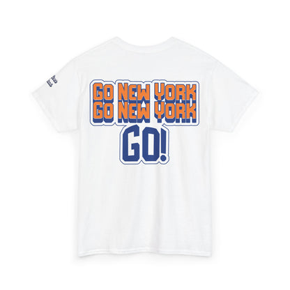 Oliver Outside Knicks Fan Tee – Courtside Energy Bear Style