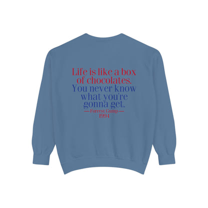 Oliver Outside Forrest Gump Parody Crewneck – Life is Bear-tiful