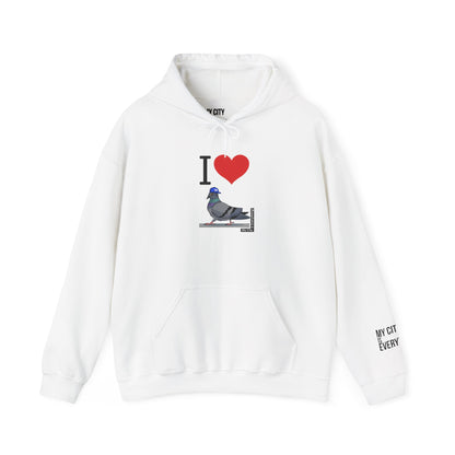 I Love My Giants Pigeon Hoodie – Streetwise Urban Drop by My City Is Everything!