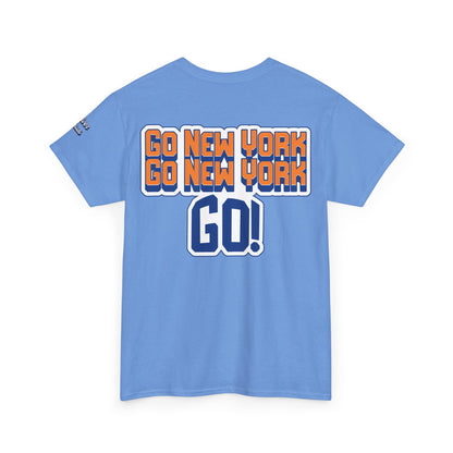 Oliver Outside Knicks Fan Tee – Courtside Energy Bear Style