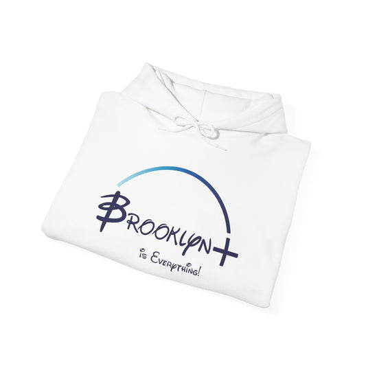 Brooklyn+ Is Everything! Hoodie – Bold Arch Logo Design | My City Is Everything