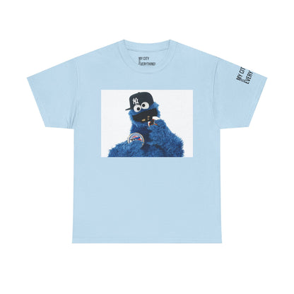 My City is Everything! NYC Cookie Monster Yankee Graphic T-Shirt – Streetwear Tee