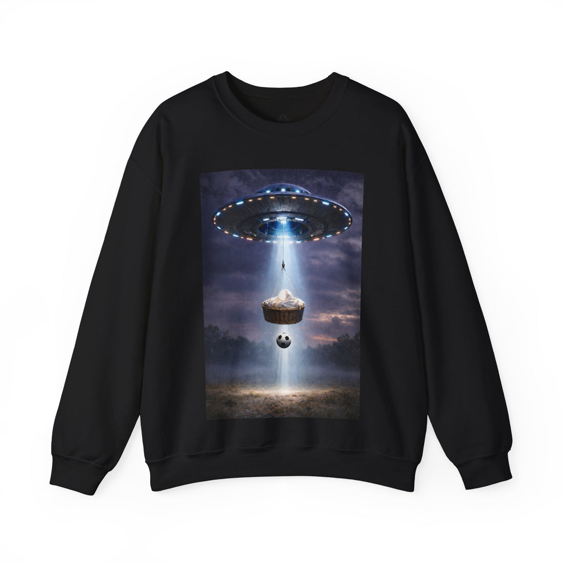 #10 ⚽ 🐐 🛸 - Not From Here Series – Incoming Transmission Sweatshirt | G.O.A.T. Talk Tees