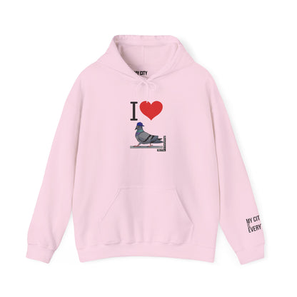 I ❤️ My City Mets Pigeon Hoodie – Blue Cap Edition | My City Is Everything!