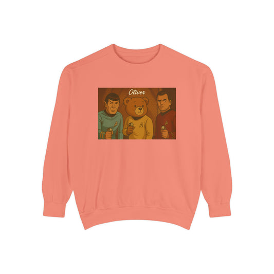 Oliver Outside Star Trek Crewneck – Beam Up Cozy Bear Style