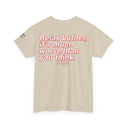 Oliver Outside Mission Impossible Parody Tee – Stealth Mode Bear