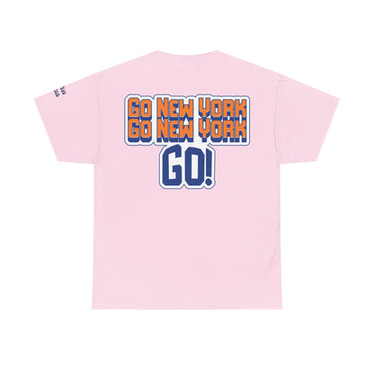 Oliver Outside Knicks Fan Tee – Courtside Energy Bear Style
