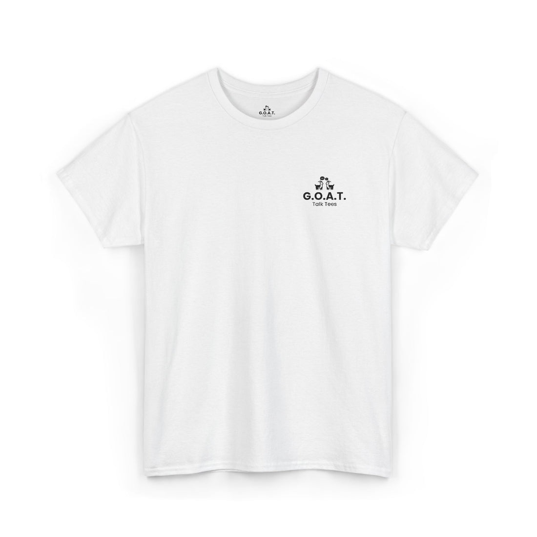 G.O.A.T. Talk Tees Logo Pocket Tee – Minimalist Sports Culture Shirt