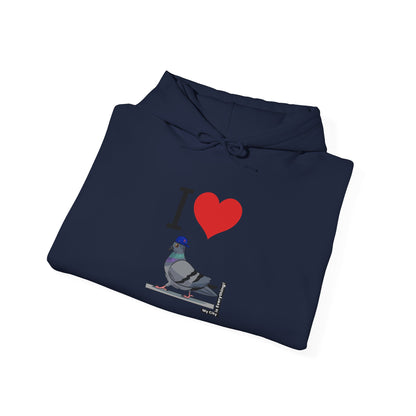 I ❤️ My City Mets Pigeon Hoodie – Blue Cap Edition | My City Is Everything!