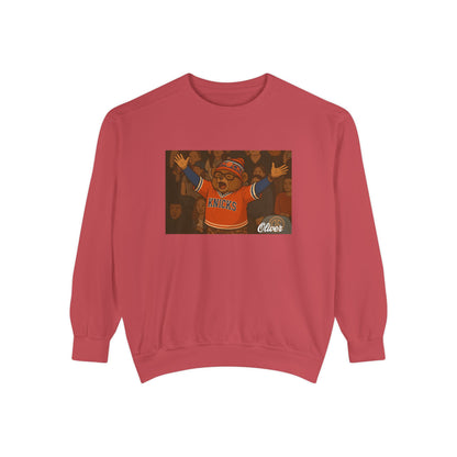 Oliver Outside Knicks Fan Crewneck – NYC Spirit in Every Stitch