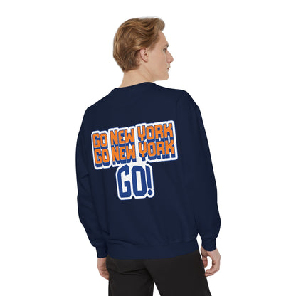 Oliver Outside Knicks Fan Crewneck – NYC Spirit in Every Stitch
