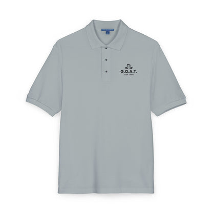 G.O.A.T. Talk Tees Embroidered Logo Polo – Clean & Classic Fit