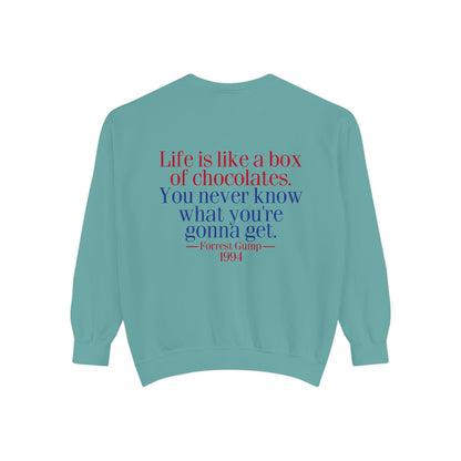 Oliver Outside Forrest Gump Parody Crewneck – Life is Bear-tiful