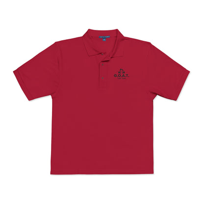 G.O.A.T. Talk Tees Embroidered Logo Polo – Clean & Classic Fit