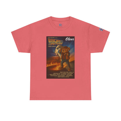 Oliver Outside Back to the Future Parody Tee – Retro Bear Style