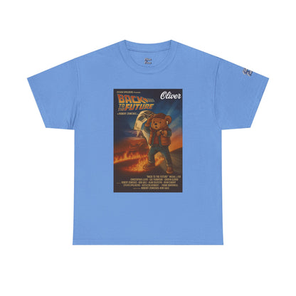 Oliver Outside Back to the Future Parody Tee – Retro Bear Style