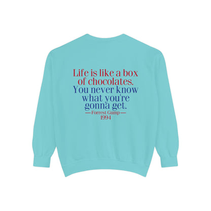 Oliver Outside Forrest Gump Parody Crewneck – Life is Bear-tiful