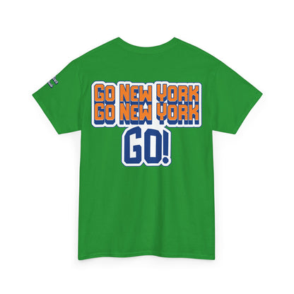 Oliver Outside Knicks Fan Tee – Courtside Energy Bear Style