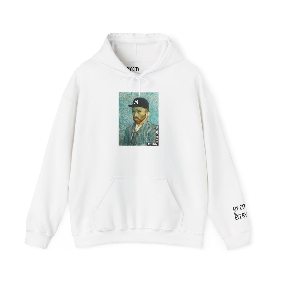 Van Gogh Yankees Hat Hoodie