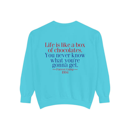 Oliver Outside Forrest Gump Parody Crewneck – Life is Bear-tiful