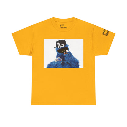 My City is Everything! NYC Cookie Monster Yankee Graphic T-Shirt – Streetwear Tee