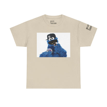 My City is Everything! NYC Cookie Monster Yankee Graphic T-Shirt – Streetwear Tee