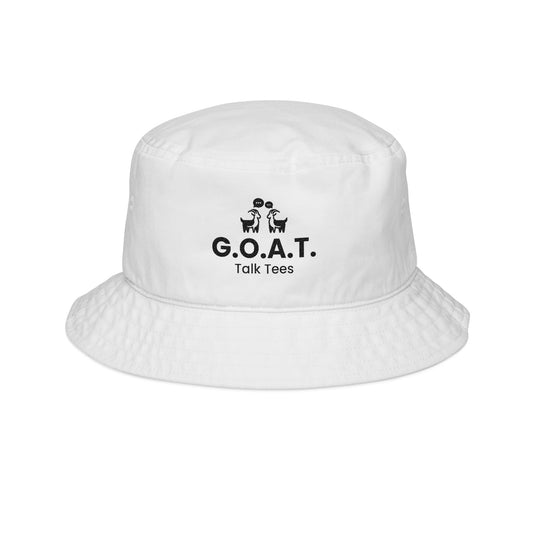 G.O.A.T. Talk Tees Bucket Hat – Embroidered Streetwear Classic