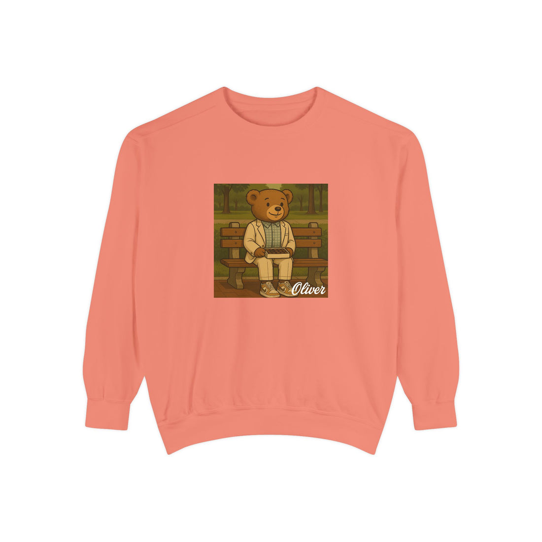 Oliver Outside Forrest Gump Parody Crewneck – Life is Bear-tiful